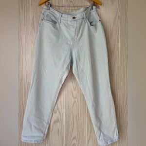 a.n.a Women' Barley Blue Mid Rise Boyfriend Jeans 14 EUC